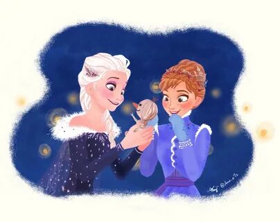 Anna and Elsa - Princess Anna tagahanga Art (43161460) - Fan
