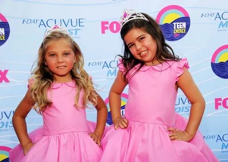 This is what Sophia Grace and Rosie from "The Ellen Show" lo