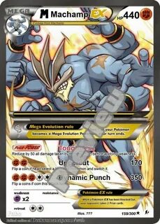 M Machamp Ex Gx Pokemon Card Etsy in 2021 Fake pokemon cards