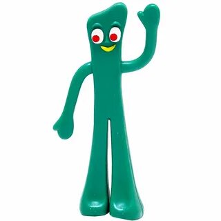 Gumby Bendable Plastic Toy Figure 6 in Gumby and pokey, Chil