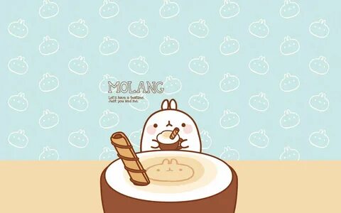 Molang wallpaper, Cute wallpapers, Molang