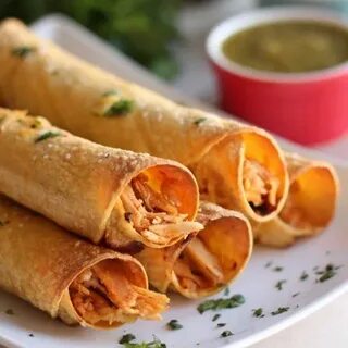 Baked Honey Lime Taquitos. Baked Honey Lime Chicken Taquitos