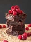 Dark chocolate and raspberry brownies - image #2907854 on Fa