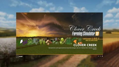 FS19 Clover Creek plus 12 crops v1.0 - Modhub.us