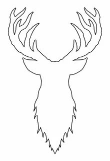 10 Best Printable Deer Stencils - printablee.com