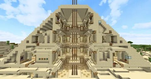 Pyramid Interior Minecraft Pyramid Minecraft Architecture Mi