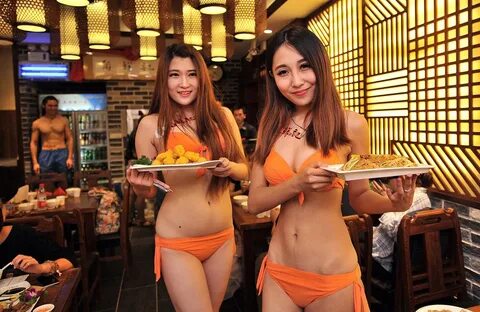 Bikini-clad waitresses spice up China restaurant, Food News 