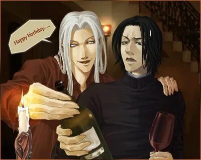 Lucius Malfoy x Severus Snape. Now, I really adore this ship