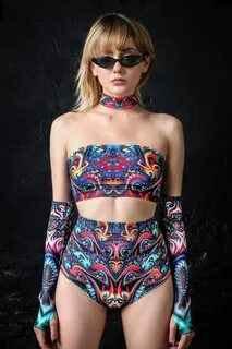 Rave Clothing Women Rave Outfit Woman Sexy Rave Clothes Etsy