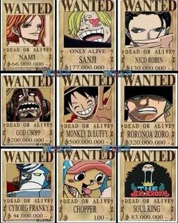 One piece new wanted posters One piece bounties, One piece m