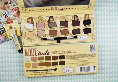 THE BALM NUDE'TUDE EYESHADOW PALETTE - A Life With Frills