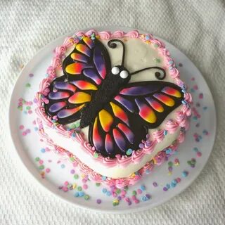 Торт в виде бабочки (33 фото)