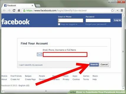 How To Reactivate Your Facebook Account 13 Steps