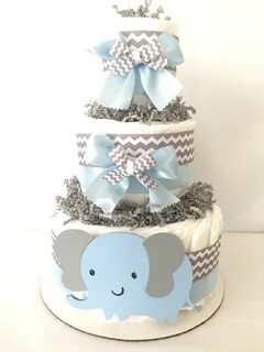 Pregnancy gift New mom gift Neutral baby diaper cake Baby sh