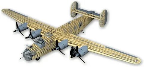 B-24D Liberator (Guillows 1:28) - Guillows Airplane Kits