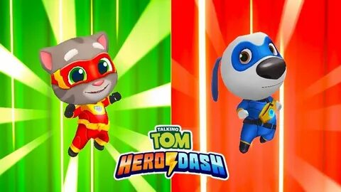 Talking Tom Hero Dash - SUPER TOM VS SUPER HANK Juegos y Cum
