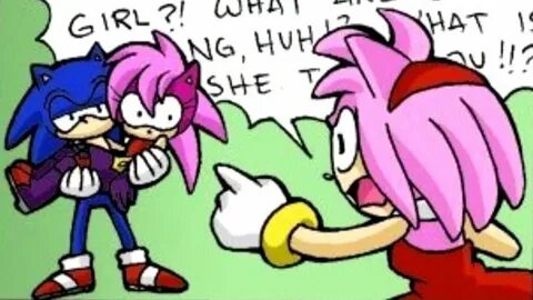 SONIC CAUGHT CHEATING ON AMY ROSE!?! (Sonic Comic Dub Animat