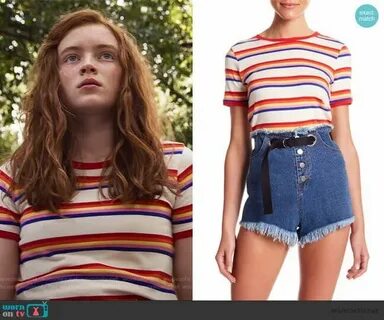 Max’s stripe tee on Stranger Things Stranger things outfit, 