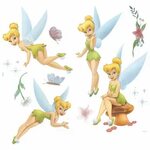 Disney Tinker Bell Removable Wall Decorations Disney drawing
