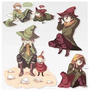 Blair on Twitter: "Some drawings from today #Moomin #Snufkin