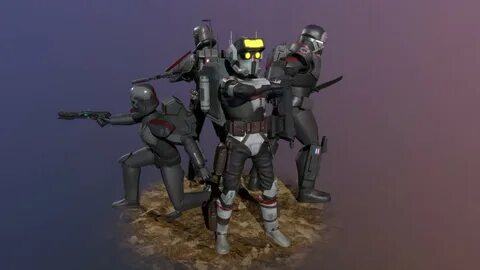 ArtStation - Clone Force 99 "Bad Batch" - Avaliable for Down