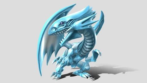 yugioh Blue-Eyes White Dragon - 3D model by kishi 7db79b9 - 