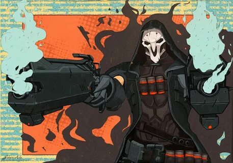 Магнит "Overwatch: Жнец" Reaper, винил купить в интернет-маг