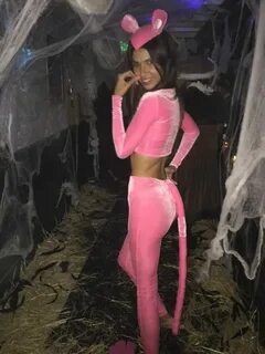 Pink panther costume diy Easy college halloween costumes, Ha