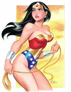 Wonder Woman by Bruce Timm. Bruce timm, Wonder woman art, Wo