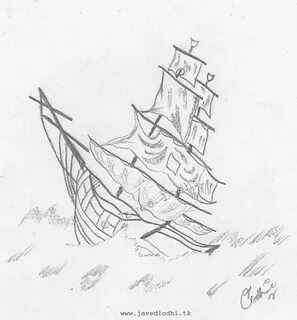 Sunken Pirate Ship Drawing at PaintingValley.com Explore col