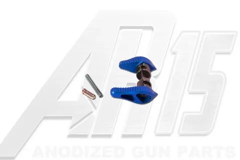 Blue Anodized AR15 Ambidextrous Safety - AR15 Anodized Gun P