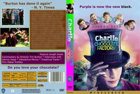 Charlie and the Chocolate Factory- Movie DVD Custom Covers -