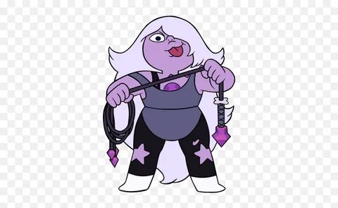 Amethyst With Whip - Garnet Amethyst Steven Universe Emoji,W