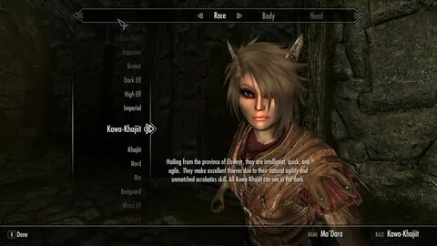 awesome new race mod at skyrim nexus mods and community