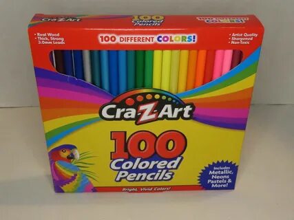 100 Count Cra-Z-Art Colored Pencils Colored Pencils Craft Su