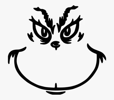 Transparent Smile Vector Png - Grinch Face Svg, Png Download