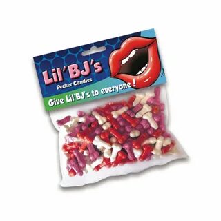 Lil BJs pecker shaped candy Bachelorette Candy Fantasy Gifts