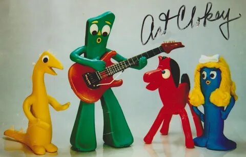 Gumby, created by Art Clokey - 1950s Gumby and pokey, Childh