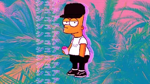 Pink Aesthetic Bart Simpson Wallpapers - Wallpaper Cave