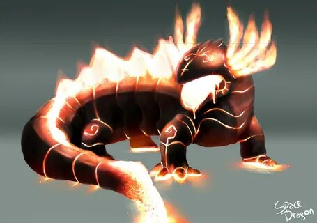 ArtStation - Fire Salamander