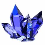 Blue Crystals Vector Clipart image - Free stock photo - Publ