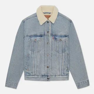 Куртка джинсовая LEVI`S SHERPA TRUCKER 36137-0026 женская, ц