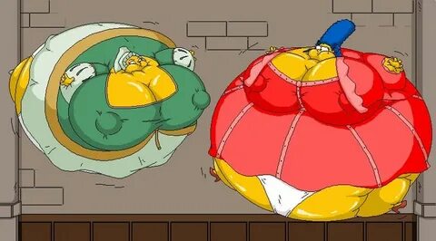 Enigma20xx tribute: Marge Simpson and Anne Boleine ballooned