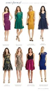 Fall Formal Dress) - What to Wear to a Semi-Formal Fall Wedd