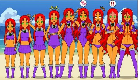 Starfire new outfit by Moremorphing on DeviantArt