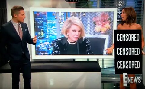 TV with Thinus: NAKED NEWS. A naked Giuliana Rancic on E! Ne