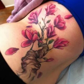 20+ Magnolia Tattoos Magnolia tattoo, Flower tattoos, Flower