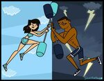 Sky and Lightning- Battle of the Athletes Total drama island