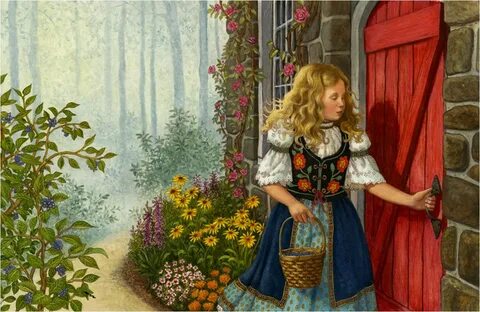 RUTH SANDERSON- Goldilocks and the three bears, Fairytale ar