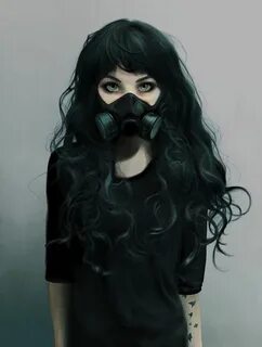 киберпанк арт - Поиск в Google Masks art, Art girl, Art